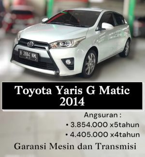Toyota Yaris G AT 2014